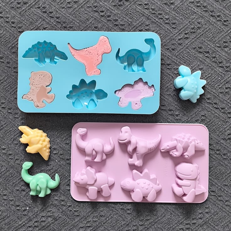 Dinosaur Shape Mold 6 Cavity